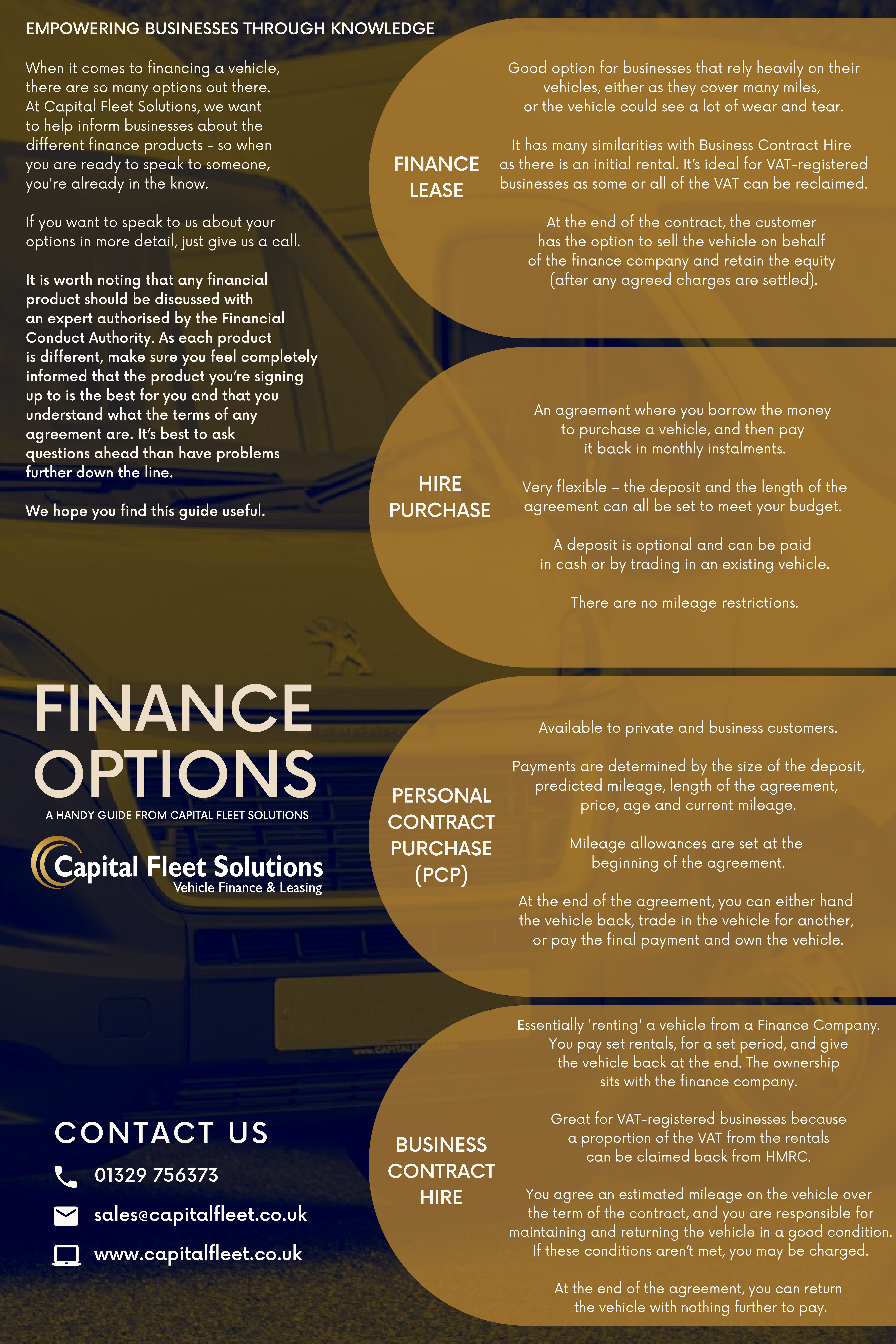 finance options on business vehicles explained