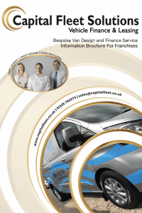 van design and finance services for business
