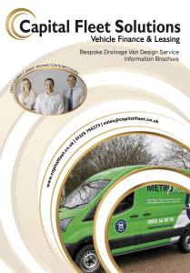 Capital Fleet Solutions Brochure Cover for Drainage Vans and Vehicles