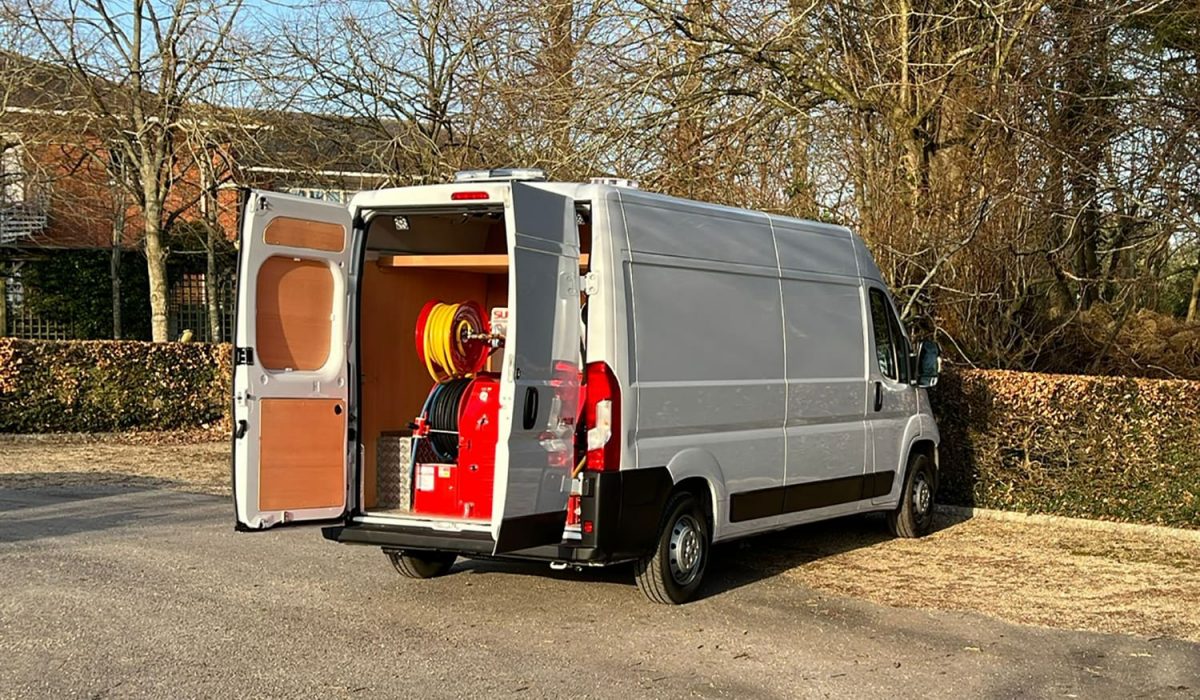 drainage van hire, capital fleet solutions, superset 35 hp